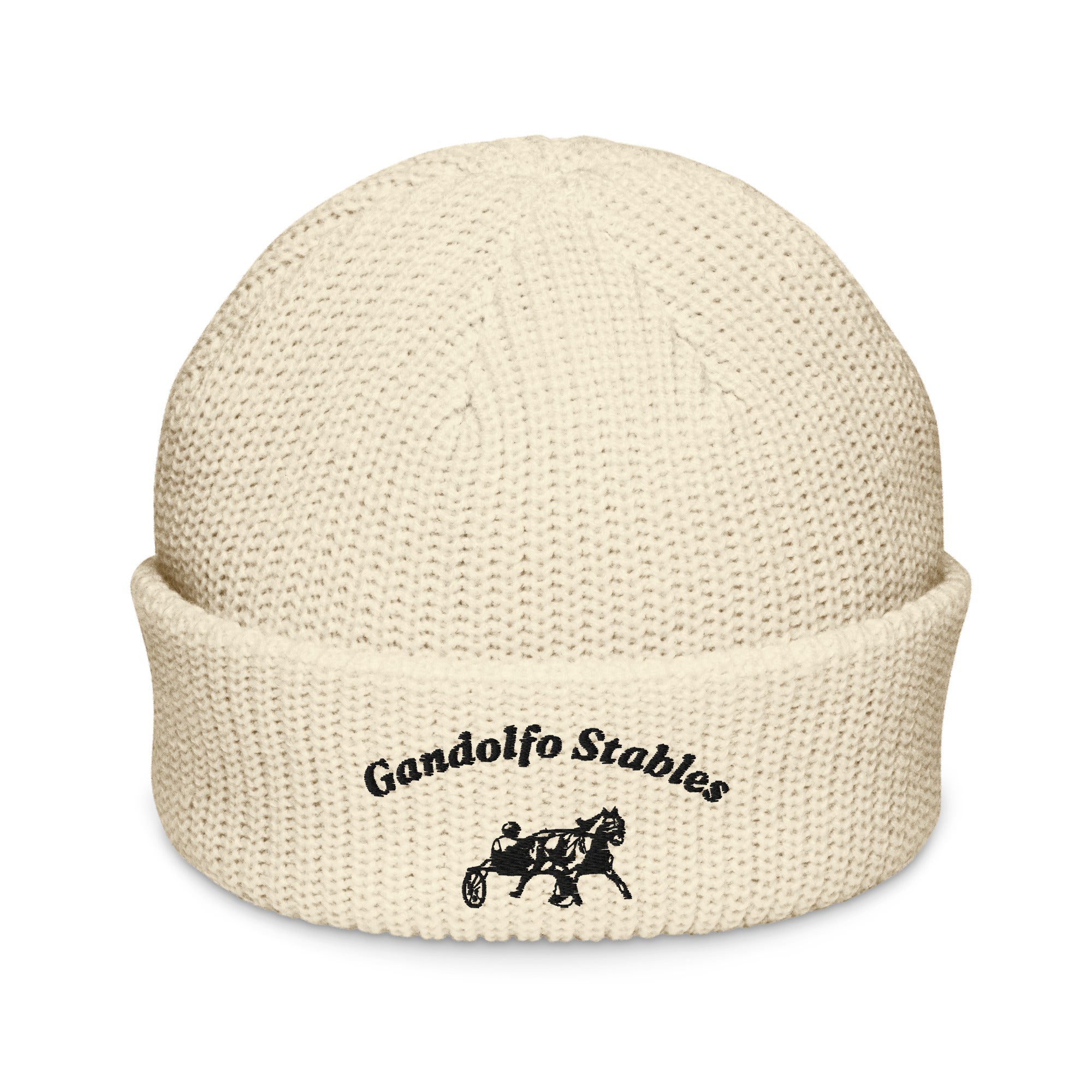 Gandolfo Stables Fisherman Beanie Cream | gandolfostables.com